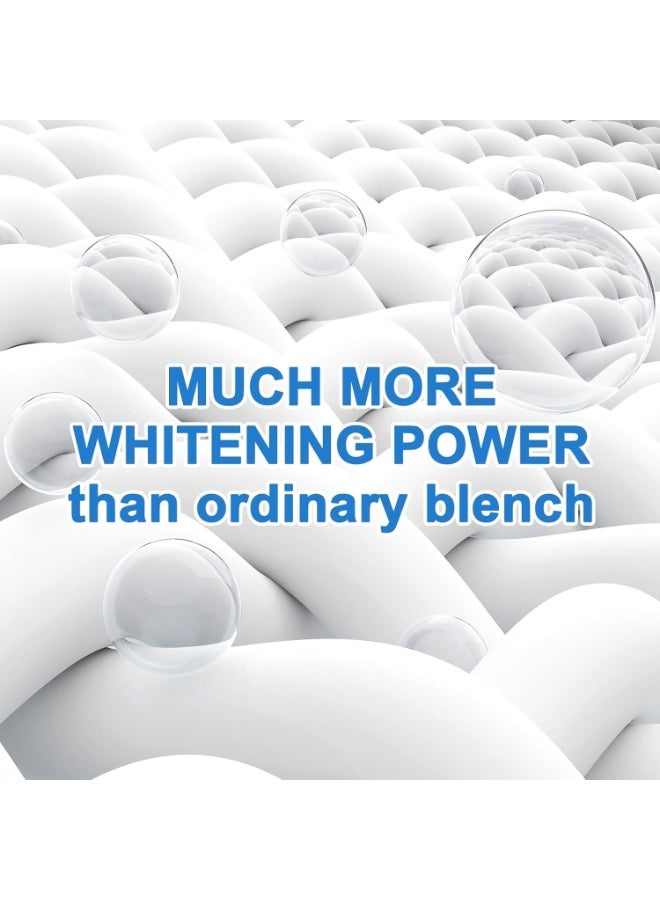 أقراص تبييض الغسيل، وأوراق امتصاص الألوان، ومنظفات البقع تمنع بشكل فعال الملابس من التحول إلى اللون الرمادي أو الأصفر | مستلزمات المنزل والغسيل 10 أقراص - Image 4